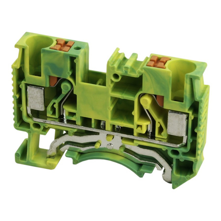 Schutzleiter-Reihenklemme 10mm2 gelb-grün Erdungsklemme UL DS10-PE-01P-1C-00AH