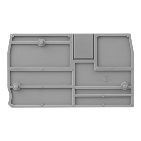 Endplatte für Reihenklemme 2.5mm2 DS2.5 DGN D-DS2.5-01P-11-00AH