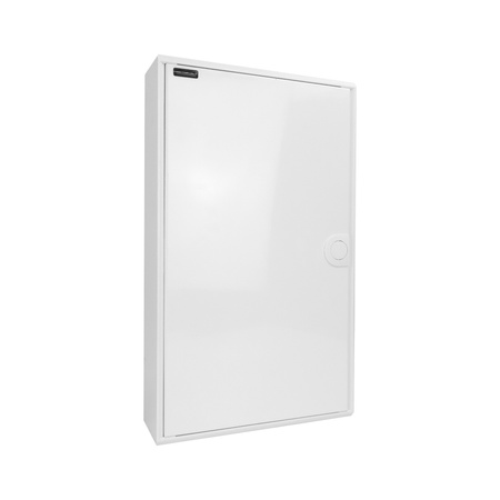 Sicherungskasten Aufputz Verteilerkasten 3-reihig 36 Module 14xMCB 2xRCCB VDE Saltek Überspannungsschutz verdrahtet Verteilerschrank mit Sicherungen 515x305x96,5mm Hager Hohlwand Verteiler Abzweigklemmen Doktorvolt  DV-6340-NT