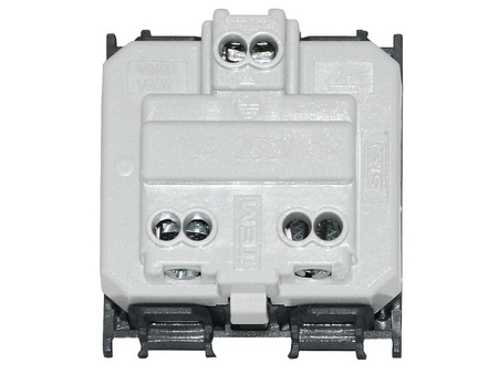 Steckdose Schuko KS 16A 230V 2M 2P+E Schwarz-Matt PD12 Einsatz 9456 / VM10SB-U