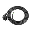Anschlusskabel 1,5m mit Winkelstecker Uni-Schuko 250V 16A 3x1,5 mm² OMY PP-50 Schwarz W-97178