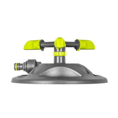 3-Arm Kreisregner bis 109m² Rasensprenger Sprinkler Regner Bewässerung LIME LINE BRADAS 2174