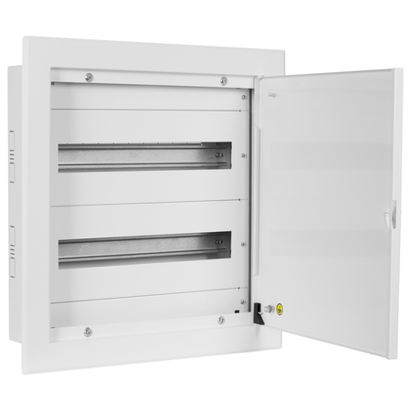 Doktorvolt Verteilerkasten Unterputz Sicherungskasten aus Metall 36 Module 2-reihig IP30 MP36/2/18