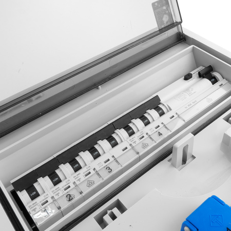 Baustromverteiler CEE 32A 16A TGD-S/FI 4x230V Stromverteiler Wandverteiler Doktorvolt DV-5541-D