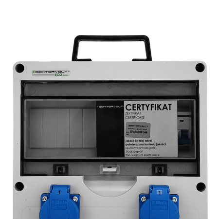 Stromverteiler ECO-S SKH 1x16A 1x32A 2x230V mit Kabel 5x4mm2 Doktorvolt DV-0083-D