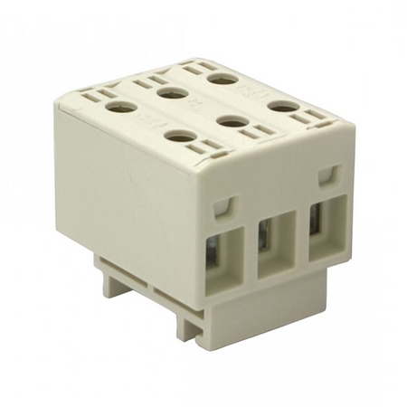 Hauptleitungsklemme Anschlussklemme ETB 16/1x3 (L1,L2,L3) Al/Cu Universalklemme elektroinstallation 6 Löcher Elektro Becov UK3316.21