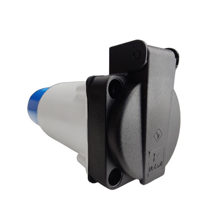 Marlanvil CEE Camping Adapter mit Stecker 16A auf 13A 250V Steckdose britischer Standard Stromadapter IP44 6.8216.SUK