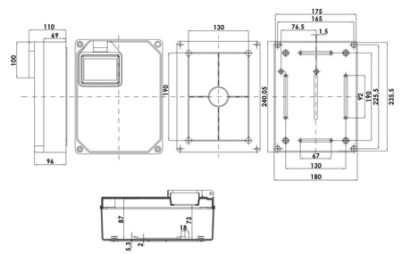 Stromverteiler HL 32A 16A 2x230V Baustromverteiler franz System Doktorvolt DV-5330-F