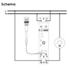 Dämmerungsschalter mit hermetische Sonde Ø10 Dämmerungssensor F&F AZ-112 1061