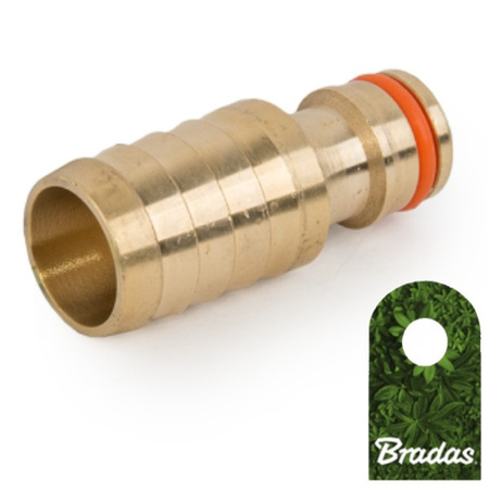 Nippel für Schnellkupplungen 3/4" für Schlauch 3/4" Schlauchtülle Messing BRADAS BR-2034