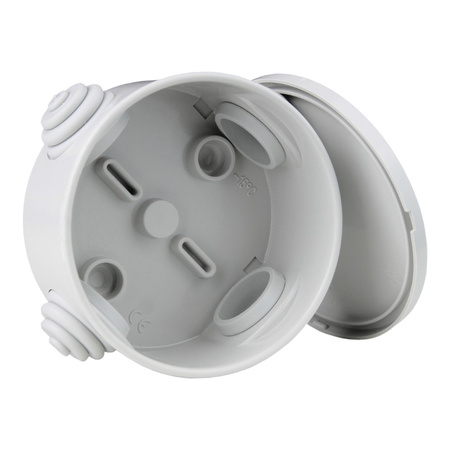 Runde Abzweigsdose mit Drosseln IP44 Ø 80x40 M-L 002