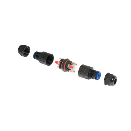 Hermetischer Kabelverbinder ZKH1-3BS IP68 schraubenlos 3-polig W-00376