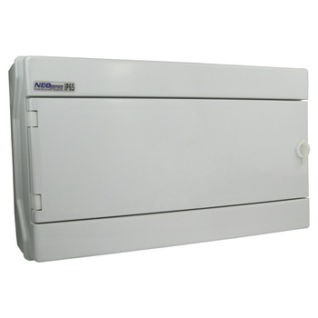 Feuchtraumverteiler Verteilerkasten 1000V 18Module Aufputz Sicherungskasten RH-18/B AP VDE E-P 36.17