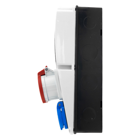 Baustromverteiler 2x16A 4x230V JUN ohne Sicherungen Steckdosen Bals DOKTORVOLT DV-6863-F