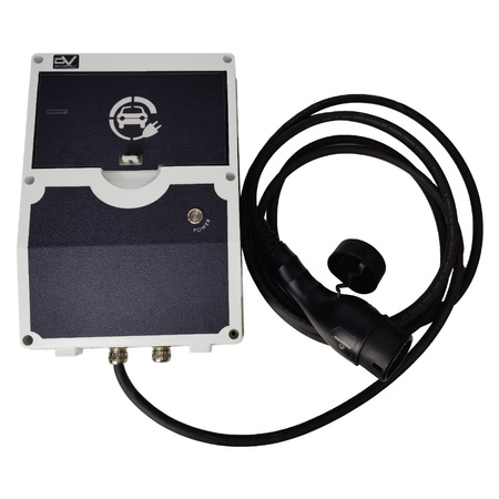 Doktorvolt WALLBOX Ladegerät Home Ladestation 11 kW mit Typ 2 Ladekabel 5 Meter für Elektro- und Hybridfahrzeuge DV-9970-EV