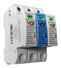 Überspannungsschutz 3P 1000V DC T1 T2 (B+C) 12,5kA Blitzschutz DCBC3P1000PV5012,5KA