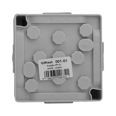 Abzweigkasten Aufputzdose IP55 ViPlast 4 Eingängen 01 001-03
