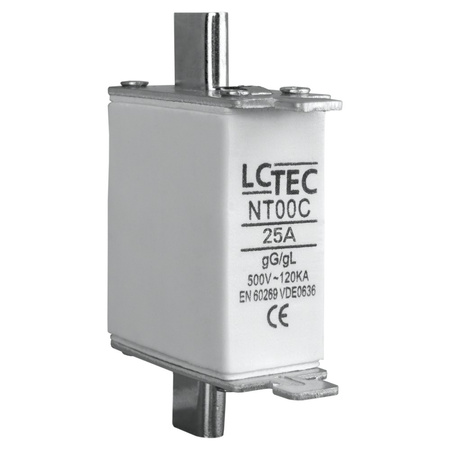 NT Sicherung 25A Messersicherung gG/gL NT00C NT00C25A