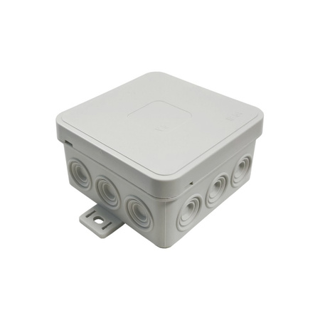Abzweigkasten Aufputz m.Gummi Verschraubung 75x75x41 mm IP54 ViPlast 035-03