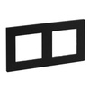 Abdeckrahmen 2-fach Rahmen schwarz Niloe Step 863592
