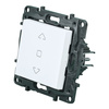 NILOE STEP Rollladenschalter 2-Positionen weiß 0004-00013-22755