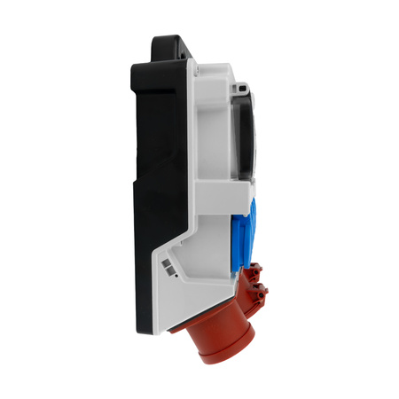 Baustromverteiler 16A 32A 4x230V FI-Schalter LS-Schalter Stromverteiler mit CEE-Stecker Doktorvolt TR-S/FI DV-5305-D