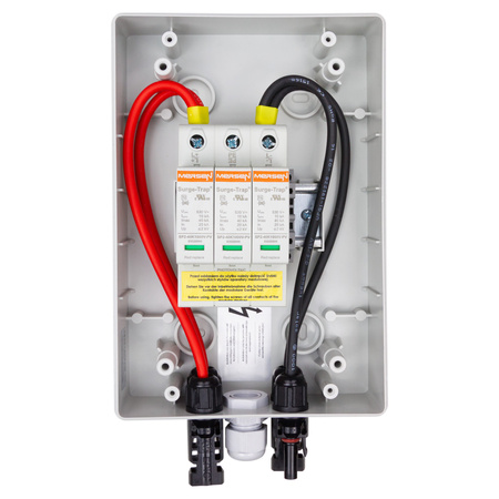 Solar Anschlusskasten PV DC 1000V 1x T2 Mersen 1-String 4mm Connector Doktorvolt DV-4364-FOT