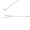 Anschlusskabel mit Schalter PWK-11 1,5 m 2x0,75 mm² mit Flachstecker 250 V 16 A Weiß W-99706