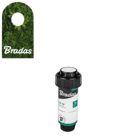 Versenkregner Pop-Up Sprinkler 2" / 5cm ohne Düse AG 3/8" Regner Garten Rasensprenger Bradas DSZW-02