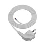 Anschlusskabel 2m mit Winkelstecker Uni-Schuko 250V 16A 3x1 mm² OMY PP-50 Weiß W-97167