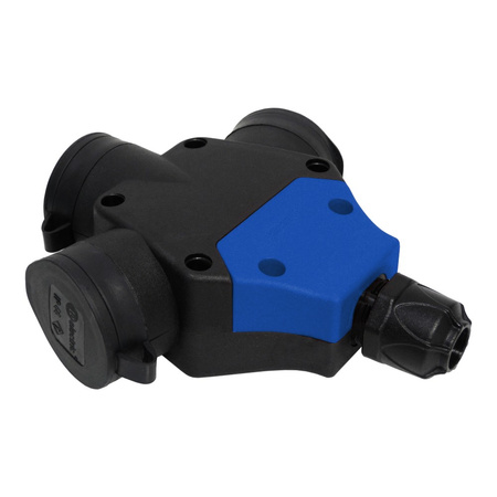 Einphasige Dreifach 3-fach Schuko Kupplung Schutzkontakt Steckdose Verteiler 230V IP44 TpE 3101-314-0300
