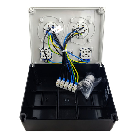 Stromverteiler 2x16A 2x230V Baustromverteiler Doktorvolt FRED DV-2152-D