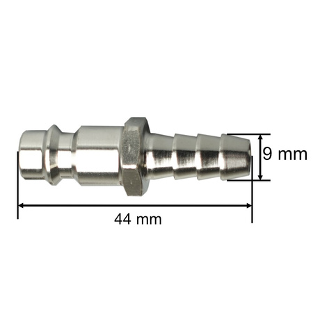 Druckluft Stecker mit Schlauchanschluss 6 9 13 mm männlich G03402