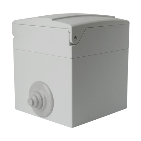 CEE Wandsteckdose mit Klappdeckel Aufputz 16A 5P 400V IP44 Steckdose IZVN 1653