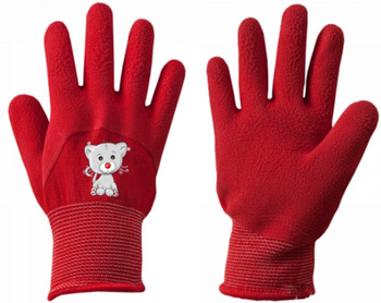 Gartenhandschuhe Schutzhandschuhe Kinderhandschuhe Latex Größe 4 BRADAS RWDKI4