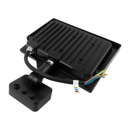 LED Außenstrahler mit Bewegungsmelder 50W GTV Flutlicht schwarz IP65 Außenwandstrahler 5000lm GT-GCR50W-64