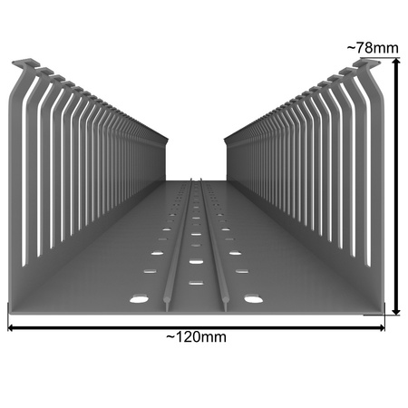 Verdrahtungskanal Kabelkanal mit Deckel Länge 1m Installationskanal verschiedene Größen Wahl 0609 0647 0586 0593 0722 E64