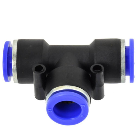 Schlauchverbinder PU/PE Druckluftverbinder Typ T 6 8 10 12 mm G03043