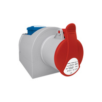 Kombi Wandsteckdose 16A/5-polig + 230V/16A IZVZ-S 1653 DV