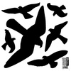 Vogelabwehr Bradas Vogelschutz Fensteraufkleber groß 6X10 Bogen 60 Stück CTRL-BR002