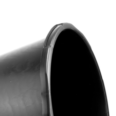 Mörtelkübel 90L Mörtelwanne Baueimer Mörtelkasten pflanzkübel Mörteleimer Kübel für Mörtel Beton Kleber widerstandsfähig aus PP/PE-Regranulat Zementkübel rund schwarz DV-5664