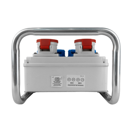 Baustromverteiler mit Ständer 2xCEE 16A 4xSchuko ohne Sicherungen Brennenstuhl 115 1153750