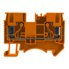 Reihenklemme 2.5mm2 Durchgangsklemme Orange UL DS2.5-01P-15-00A(H)