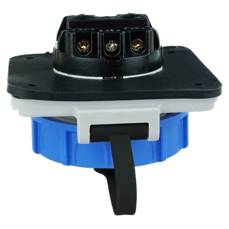 Hermetische Steckdose Einbausteckdose 230V IP68 3101-377-0900