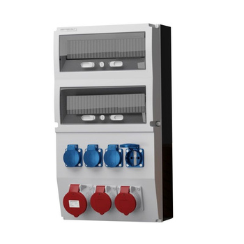 Stromverteiler eXT 32A 2x16A 4x230V Baustromverteiler Doktorvolt DV-2285-D