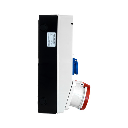 Baustromverteiler Unbestückt TD 63A Stromverteiler 16A 2x230V Mennekes Steckdosen Doktorvolt DV-2244-D