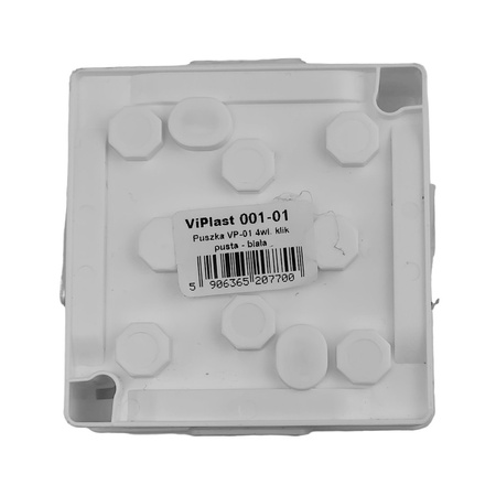 Abzweigkasten Aufputzdose IP55 ViPlast 4 Eingängen 01 001-01