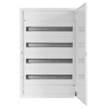 Doktorvolt Verteilerkasten Aufputz Sicherungskasten aus Metall 96 Module 4-reihig IP30 MN96/4/24