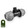 T-Stück für PE Rohr 20mm AG 1/2" Verbinder BRADAS DSRA10T20M12