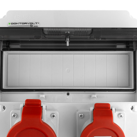 Baustromverteiler JUN 32A/16A/2x230V Bals-Steckdosen DOKTORVOLT® DV-6832-F